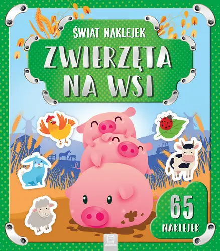 Okładka: Świat naklejek. Zwierzęta na wsi