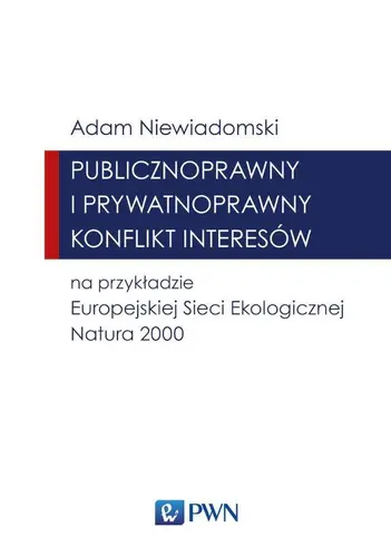 Okładka: Publicznoprawny i prywatnoprawny konflikt interesów na przykładzie Europejskiej Sieci Ekologicznej Natura 2000