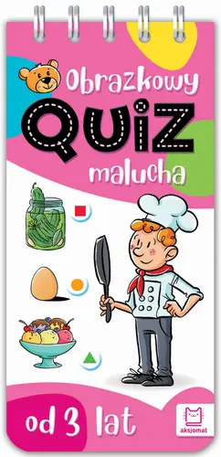 Okładka: Obrazkowy quiz malucha od 3 lat
