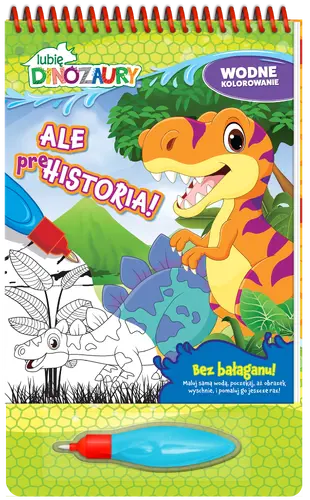 Okładka: Lubię Dinozaury. Wodne kolorowanie cz. 3