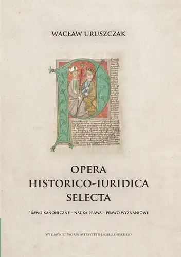 Okładka: Opera historico-iuridica selecta