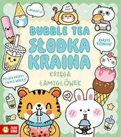 Okładka: Kawaii. Księga łamigłówek. Bubble tea. Słodka kraina
