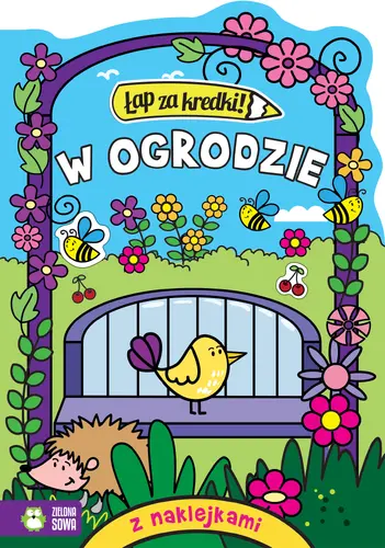 Okładka: Łap za kredki! W ogrodzie