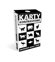 Okładka: Karty kontrastowe. Zwierzęta małe i duże