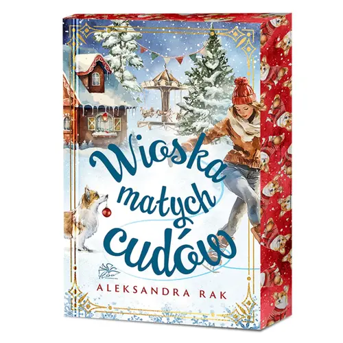 Okładka: Wioska małych cudów (ilustrowane brzegi)