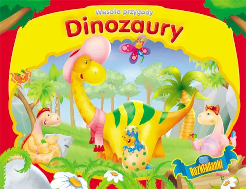 Okładka: Dinozaury. Wesołe przygody