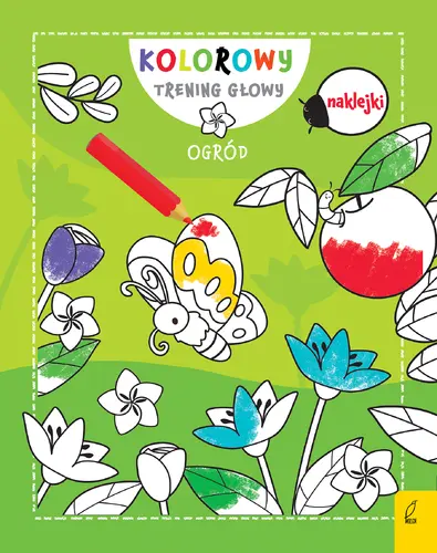 Okładka: Kolorowy trening głowy. Ogród