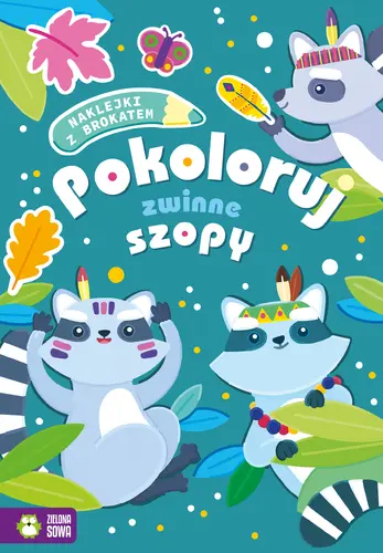 Okładka: Pokoloruj zwinne szopy