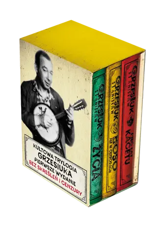 Okładka: Pięć lat kacetu, Boso,ale w ostrogach,Na marginesie życia (pakiet Grzesiuka)