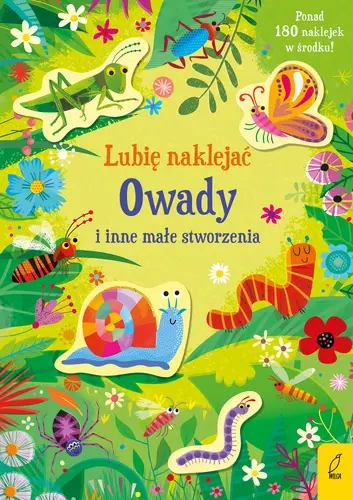 Okładka: Lubię naklejać. Owady i inne małe stworzenia