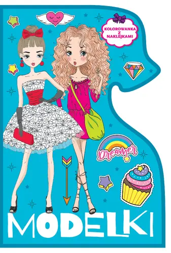 Okładka: Kolorowanka z wykrojnikiem Modelki
