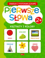 Okładka: ierwsze słowa Zabawa z fotonaklejk Kształty Fabulo