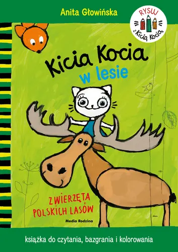 Okładka: Kicia Kocia w lesie. Kolorowanka
