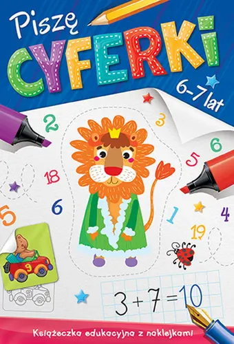 Okładka: Piszę cyferki 6-7 lat