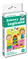 Okładka: Zabawy logiczne. Zagadki obrazkowe. Kapitan Nauka
