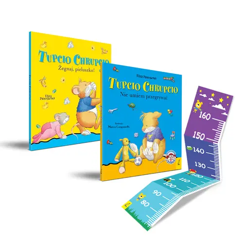 Okładka: Pakiet Tupcio Chrupcio z miarką. Nie umiem przegrywać/Żegnaj pieluszko