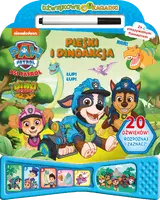 Okładka: Psi Patrol. Dźwiękowe zagadki. Pieski i dinoakcja