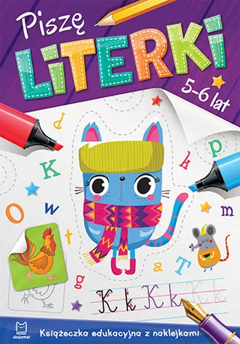 Okładka: Piszę literki 5-6 lat