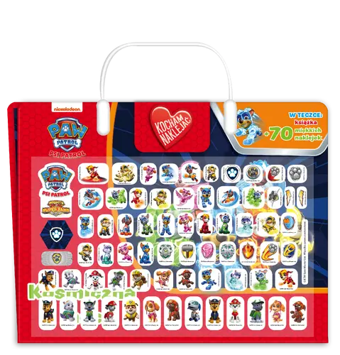 Okładka: Psi Patrol. Kocham naklejać. Kosmiczna moc