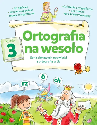 Okładka: Ortografia na wesoło. Klasa 3