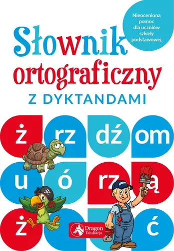 Okładka: Słownik ortograficzny z dyktandami