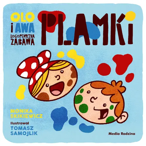 Okładka: Olo i Awa. Logopedyczna zabawa. Plamki