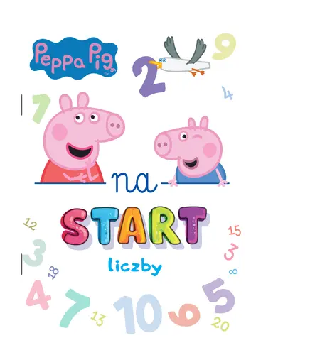 Okładka: Peppa Pig. Na start… Liczby
