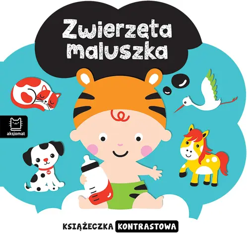 Okładka: Książeczka kontrastowa. Zwierzęta maluszka