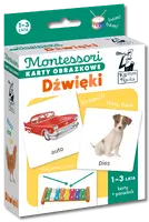 Okładka: Montessori. Karty obrazkowe Dźwięki (1-3 lata). Kapitan Nauka
