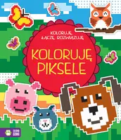 Okładka: Koloruję, łączę, rozwiązuję. Koloruję piksele