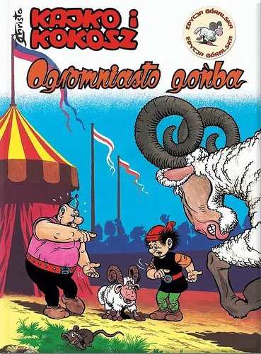 Okładka: Ogromniasto gońba