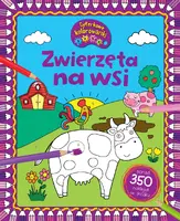 Okładka: Zwierzęta na wsi. CYFERKOWE KOLOROWANKI