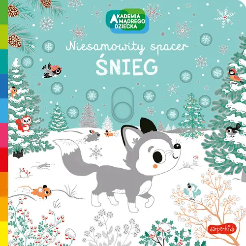 Okładka: Śnieg. Akademia mądrego dziecka. Niesamowity spacer