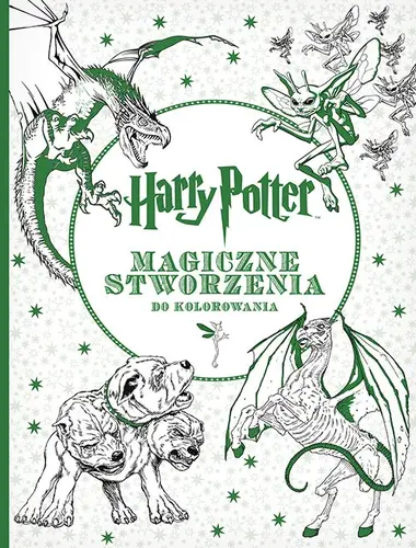 Okładka: Harry Potter. Magiczne stworzenia do kolorowania