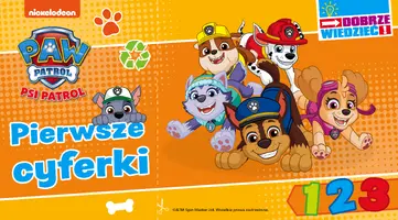 Okładka: Psi Patrol. Dobrze wiedzieć. Pierwsze cyferki