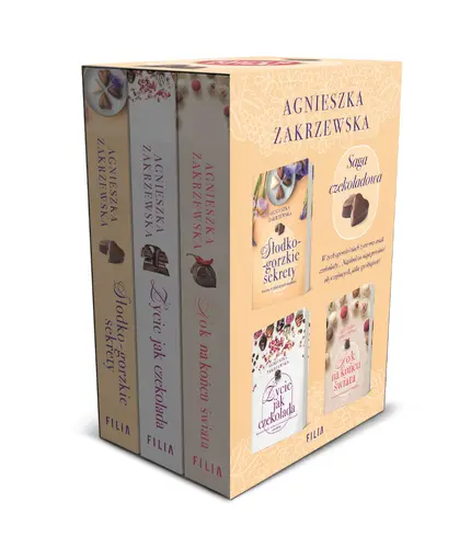 Okładka: Pakiet: Rok na końcu świata / Życie jak czekolada / Słodko-gorzkie sekrety