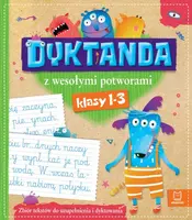 Okładka: Zbiór dyktand z wesołymi potworkami dla klas 1-3