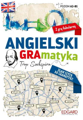 Okładka: Angielski. GRAmatyka. Trop Szekspira