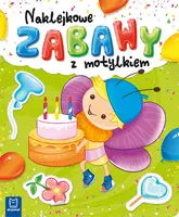 Okładka: Naklejkowe zabawy z motylkiem