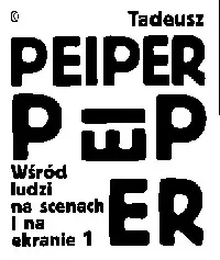 Okładka: Wśród ludzi na scenach i na ekranie tom 1 i 2