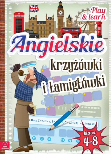 Okładka: Angielskie krzyżówki i łamigłówki