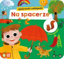 Okładka: Zgadywanki-naklejanki. Na spacerze
