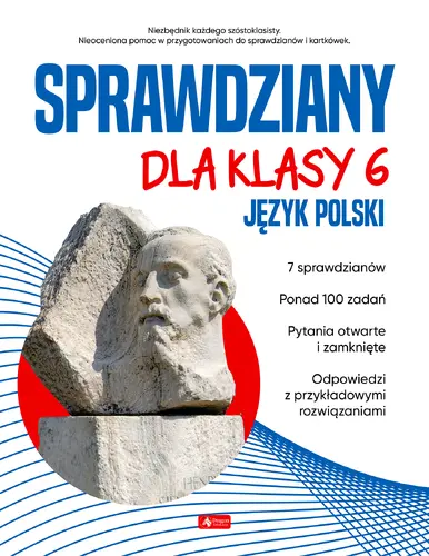 Okładka: Sprawdziany dla klasy 6. Język Polski