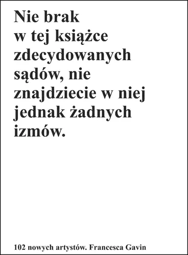 Okładka: 102 nowych artystów