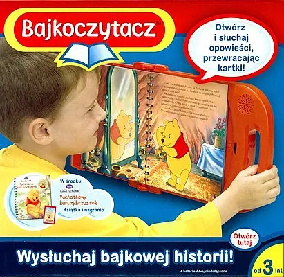 Okładka: Bajkoczytacz pudełko z książką