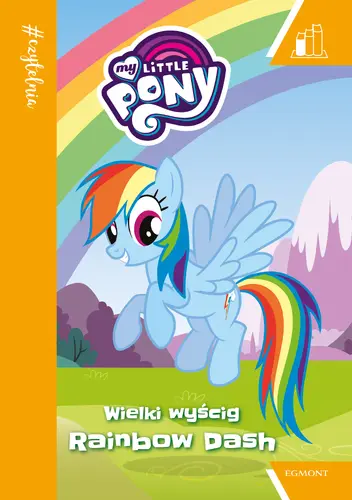 Okładka: Wielki wyścig Rainbow Dash.