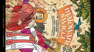 Okładka: Malowani Święci, Kolorowanki dla Zaangażowanych