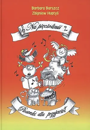 Okładka: Na pięciolinii. Piosenki dla przyjaciół