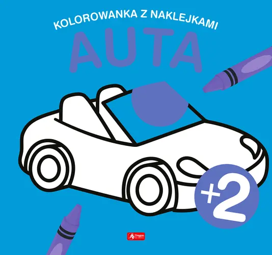 Okładka: Auta. Kolorowanka z naklejkami