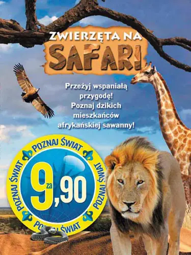 Okładka: Zwierzęta na safari